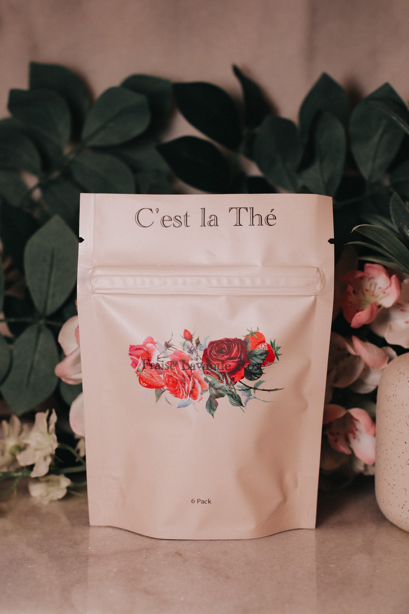 Fraise Lavande Rose "Strawberry Lavender Rose"